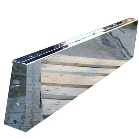 Top roof signage stainless steel chrome