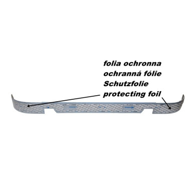 VOLVO FH Nierdzewna osłona szyby podszybie