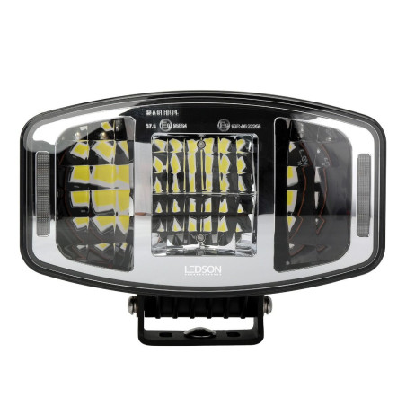 DISTANS HALOGEN Orion10+ CHROME LEDSON LED VIT + ORANGE