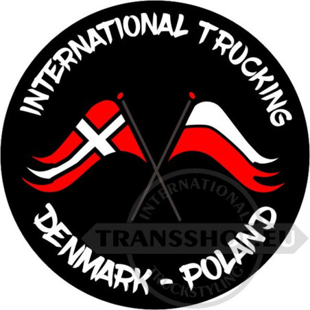 INTERNATIONAL TRUCKING DANMARK - POLEN KLISTERMÄRKE 10 CM
