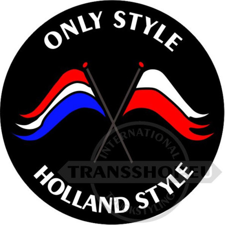 AUTOCOLLANT STYLE HOLLANDAIS SEULEMENT STYLE 8 CM