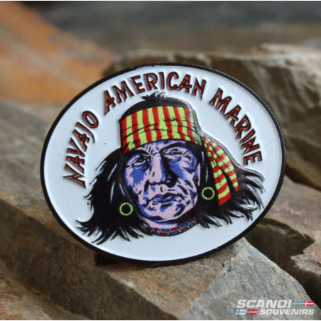 PIN PRZYPINKA NAVAJO AMERICAN MARINE