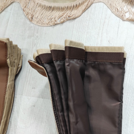 CORTINAS PLISADAS DE DOS CAPAS