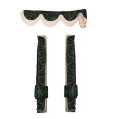 RIDEAUX VERTS DE STYLE DANOIS DP03