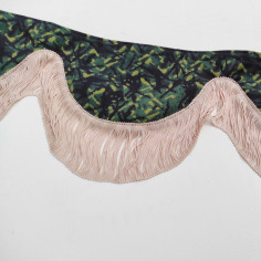 GREEN DANISH STYLE TRUCK CURTAINS DP03 2