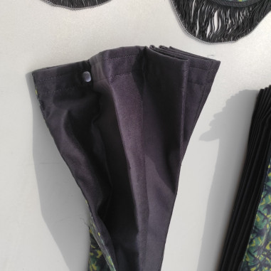 GRÖNA PLUSHGARDINER I DANSK STIL DP03