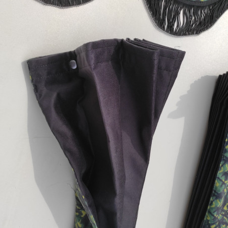 GRÖNA PLUSHGARDINER I DANSK STIL DP03