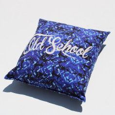 OLD SCHOOL DANISH STYLE PLUSH PILLOW BLUE DP03 2