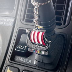 PORTE-CLÉS SUÉDOIS BATEAU VIKING