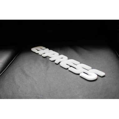 EMBLEMA IN PLASTICA E-X-P-R-E-S-S