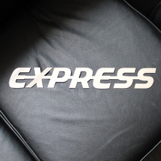 E-X-P-R-E-S-S LOGO EN ACIER INOXYDABLE EMBLÈME CHROME EXPRESS 2