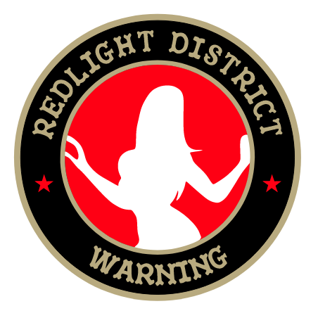 REDLIGHT DISTRICT KLISTERMÄRKE 8 CM