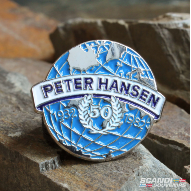 PIN PETER HANSEN BADGE 50 JAAR