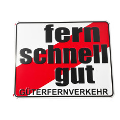 Embossed board FERN SCHNELL GUT