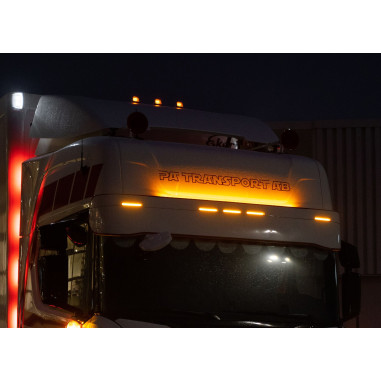 LEDLIST ORANGE + VIT LEDSON FLEXISTRIP 24V