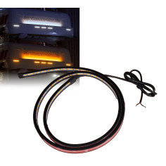 BANDE DE LEDS ORANGE + BLANC LEDSON FLEXISTRIP 24V