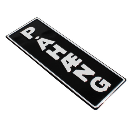 PLACCA IN RILIEVO PAHAENG IN BIANCO E NERO