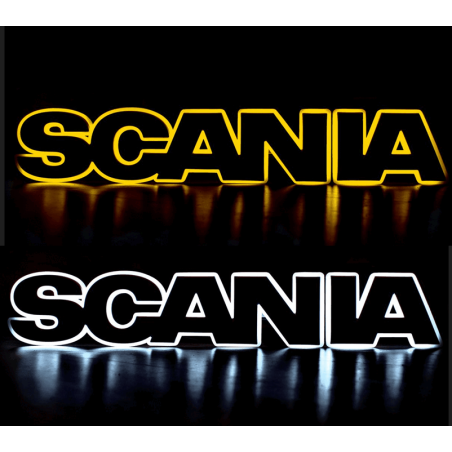 SCANIA DOPPIO COLORE ARANCIO + ILLUMINAZIONE BIANCA