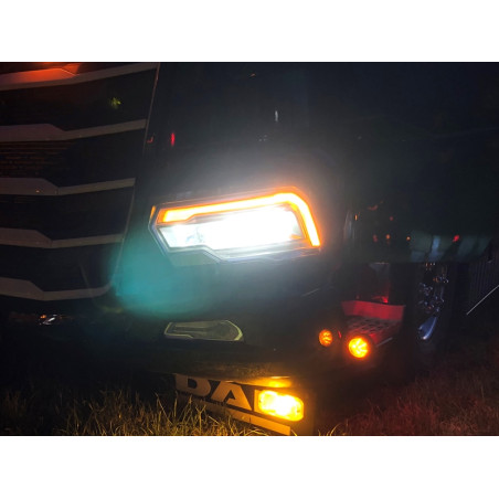 Para DAF NGD XF XG XG+ Juego de módulos de luces de circulación diurna naranja