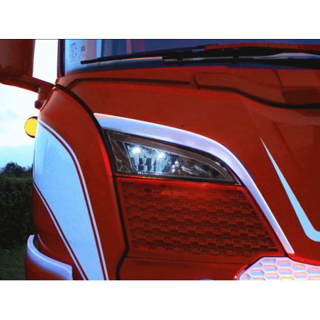 SCANIA NG R/S 2023+ MODULI LED DOPPIO COLORE ARANCIO + STROBOSCOPIO