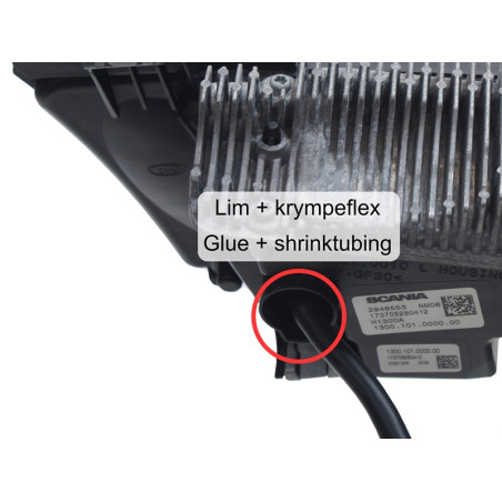 SCANIA NG R/S 2023+ DVOUBAREVNÉ ORANŽOVÉ LED MODULY + STROBESKOP