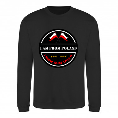 SUDADERA "I'M FROM POLAND AND I KNOW WHAT STYLE IS"