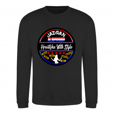 SWEAT-SHIRT "HRVATSKA WITH STYLE"