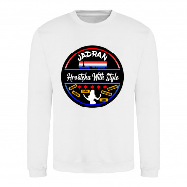 SWEAT-SHIRT "HRVATSKA WITH STYLE"