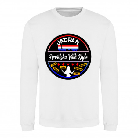 SWEAT-SHIRT "HRVATSKA WITH STYLE"