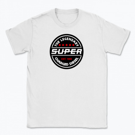 KOSZULKA T-SHIRT "THE LEGENDARY SUPER CHARGED DIESEL"