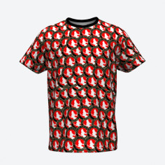 "REDLIGHT DISTRICT" MOZAIK PÓLÓ T-SHIRT