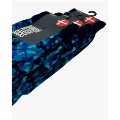 CHAUSSETTES DANOISES EN PELUCHE, BLEU 2