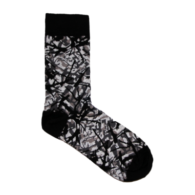 CHAUSSETTES DANOISES EN PELUCHE, GRIS