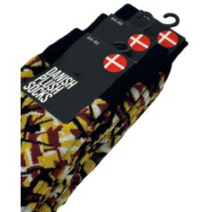 DANISH PLUSH SOCKS, YELLOW 2