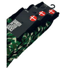 DANISH GREEN PLUSH SOCKS 2