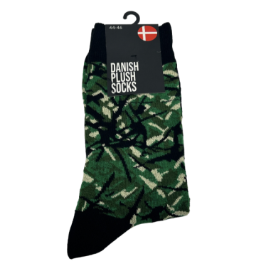 CHAUSSETTES DANOIS VERTES EN PELUCHE