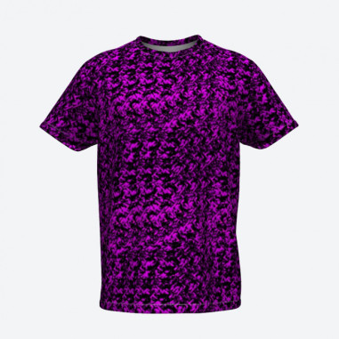 DANISH PLUSH T-SHIRT, PURPLE