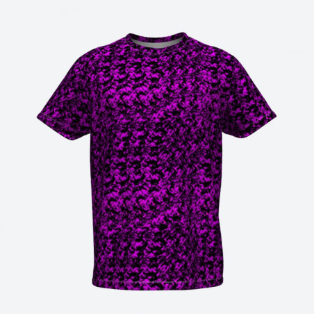 T-SHIRT DANOIS EN PELUCHE, VIOLET
