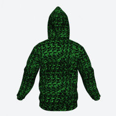SUDADERA CON CAPUCHA, FELPA DANÉS VERDE 2