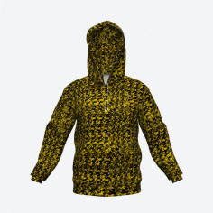 YELLOW DANISH PLUSH HOODIE