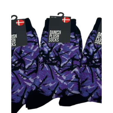 CALCETINES DE FELPA DANÉS, MORADO