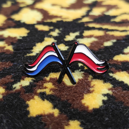 PIN PRZYPINKA FLAGI POLSKA - HOLANDIA