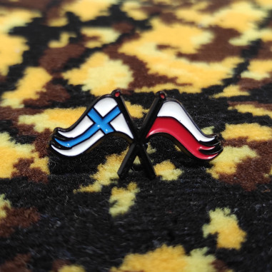 PIN FINLANDIA - PIN BANDERA DE POLONIA