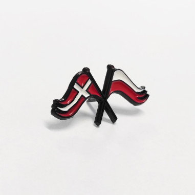 PIN DINAMARCA - PIN BANDERA DE POLONIA