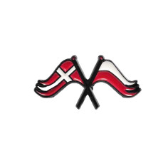 PIN PRZYPINKA FLAGI DANIA - POLSKA