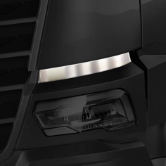 Voor DAF NGD XF XG XG+ ROESTVRIJ ZIJDECOR