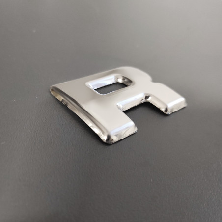 LETTER "R" FOR SCANIA NEXT GEN CHROME EMBLEM COVER