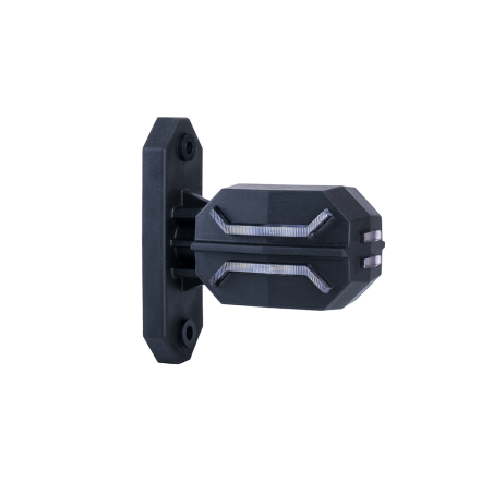 LAMPA OBRYSOWA DRAGON LD 3065 BIAŁO CZERWONO POMARAŃCZOWA