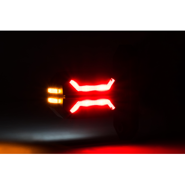 LIQUIDACIÓN LÁMPARA DRAGON LD 3065 BLANCO ROJO NARANJA