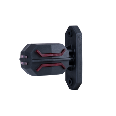 LAMPA OBRYSOWA DRAGON LD 3065 BIAŁO CZERWONO POMARAŃCZOWA